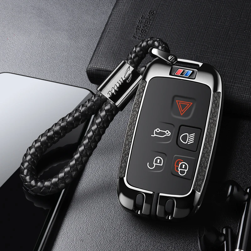 Metal Car Key Fob Case Cover Suit For LAND ROVER Key Fob Cover Case RANGE ROVER 4 RANGE ROVER SPORT EVOQUE VELAR DISCOVERY 4 5
Metal Car Key Fob Case Cover Suit For LAND ROVER Key Fob Cover Case RANGE ROVER 4 RANGE ROVER SPORT EVOQUE VELAR DISCOVERY 4 5