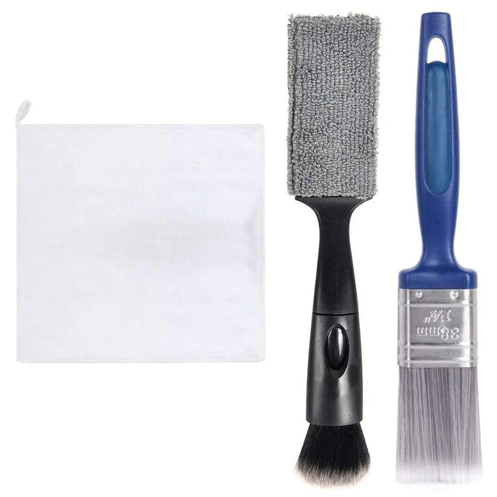 New 3-Piece Car Brushes Set Of Car Interior Cleaning Brushes Home And Car Dual-Purpose Cleaning And Beauty Crevice Brushes
New 3-Piece Car Brushes Set Of Car Interior Cleaning Brushes Home And Car Dual-Purpose Cleaning And Beauty Crevice Brushes