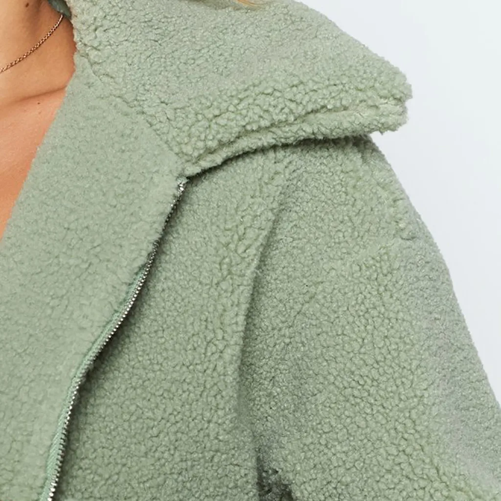 Elegant Faux Fur Coat Women 2019 Autumn Winter Thick Warm Soft Fleece Fur Jacket Zipper Outerwear Overcoat Bear Teddy Coat Mujer
Elegant Faux Fur Coat Women 2019 Autumn Winter Thick Warm Soft Fleece Fur Jacket Zipper Outerwear Overcoat Bear Teddy Coat Mujer