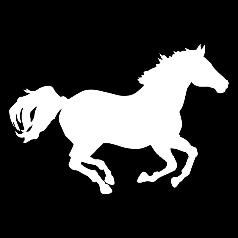 Car Sticker Horse Stylish PVC Waterproof Sunscreen Decal Car Styling Trim and Decal Black/silver 14* 9.5cm
Car Sticker Horse Stylish PVC Waterproof Sunscreen Decal Car Styling Trim and Decal Black/silver 14* 9.5cm