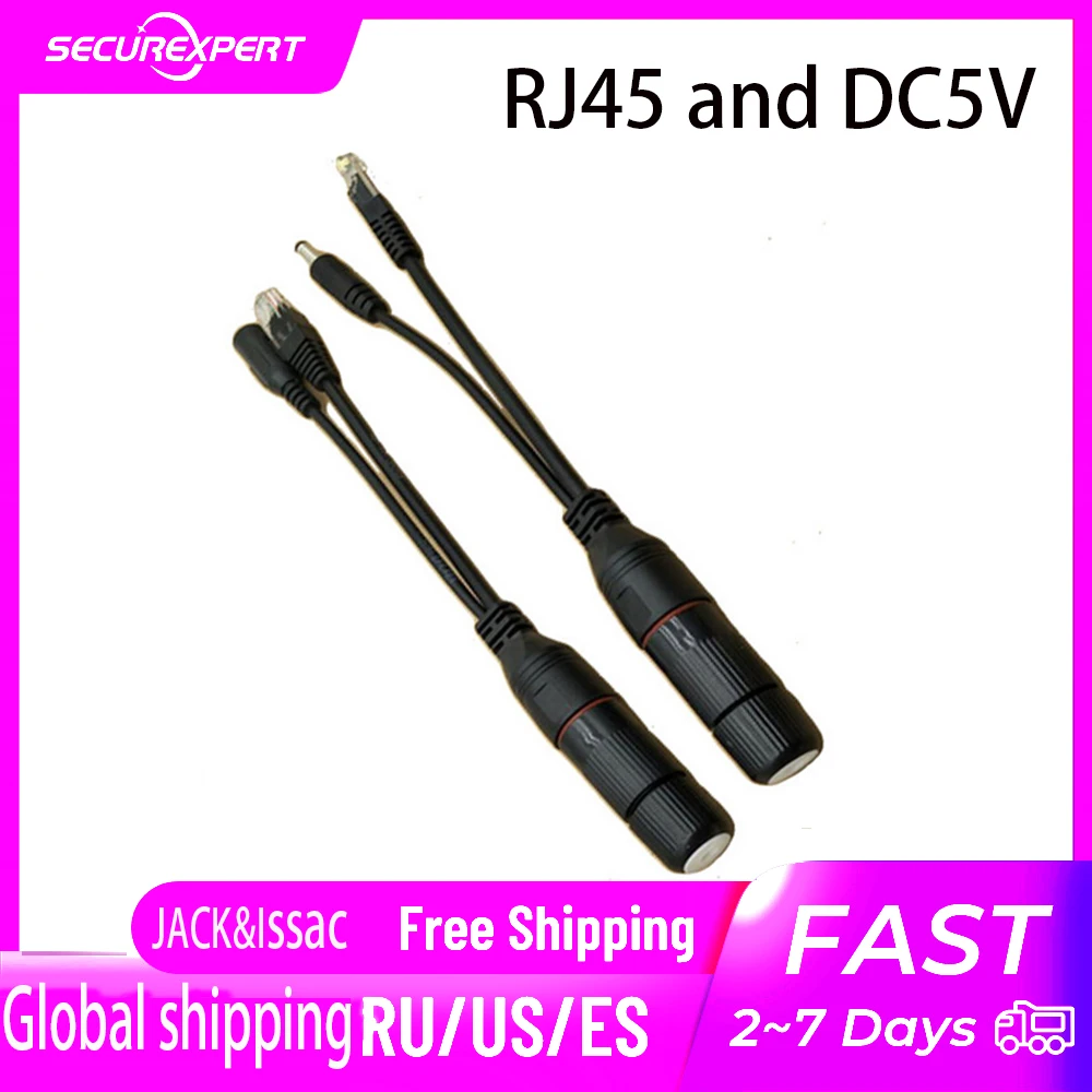 2PCS POE Injector POE Splitter Waterproof ethernet splitter 12V RJ45 Adapter DC Cable Connector for IP Camera Free Shipping
2PCS POE Injector POE Splitter Waterproof ethernet splitter 12V RJ45 Adapter DC Cable Connector for IP Camera Free Shipping