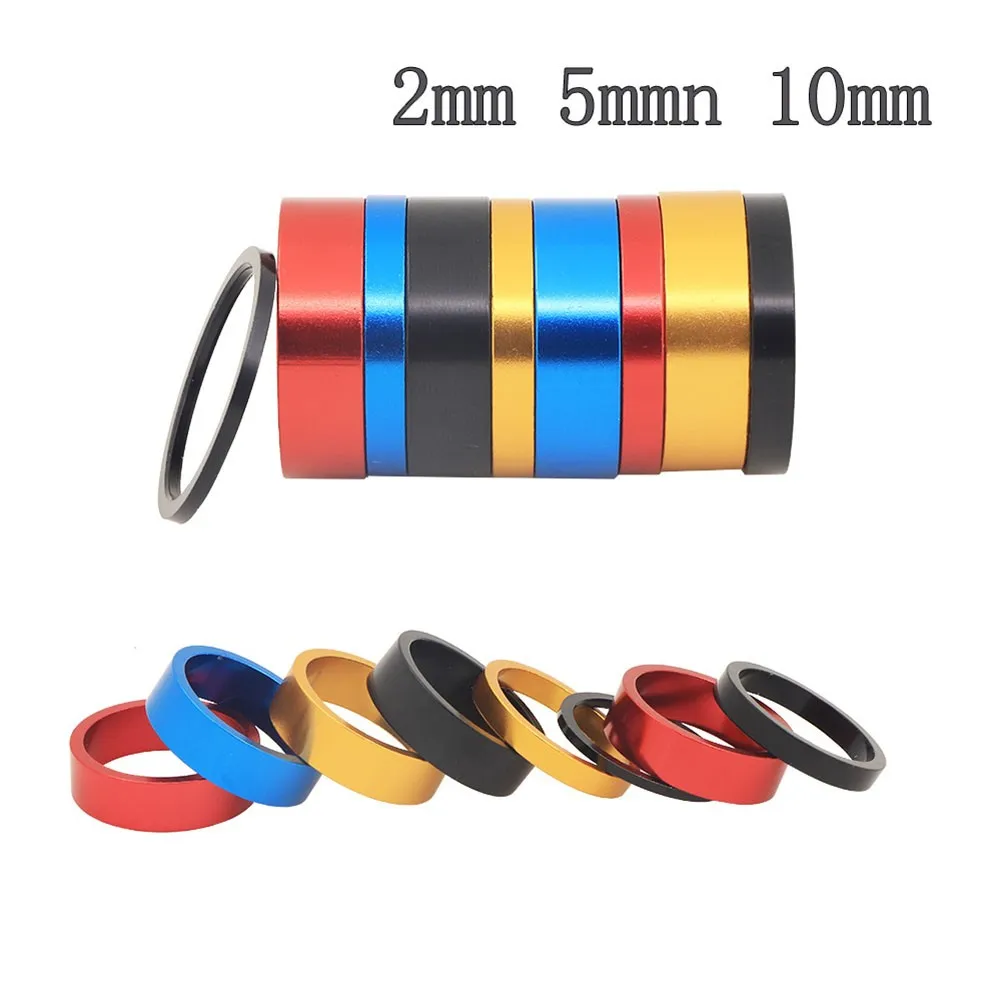 1-1/8" Aluminum Bicycle Headset Spacer Aluminum Alloy Cycling Steerer Tube Spacer 2/5/10mm Fork With A Diameter Of 28.6mm
1-1/8" Aluminum Bicycle Headset Spacer Aluminum Alloy Cycling Steerer Tube Spacer 2/5/10mm Fork With A Diameter Of 28.6mm