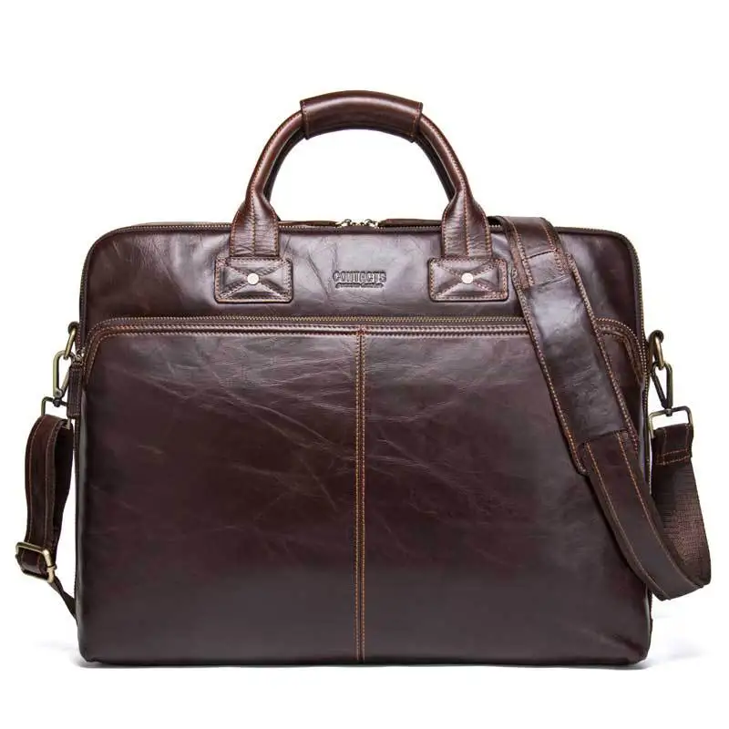 Business Briefcase Bags Men Handbags Genuine Leather Men's Male Shoulder Crossbody Messenger Bags Dorpshipping Hand Bags
Business Briefcase Bags Men Handbags Genuine Leather Men's Male Shoulder Crossbody Messenger Bags Dorpshipping Hand Bags