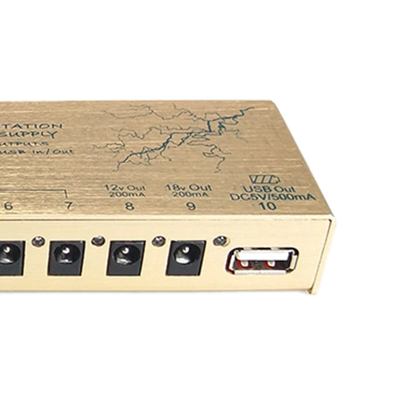 Guitar Effect Pedals Board Power Supply 10 Isolated Outputs for 18V Voltage Protection Guitar Accessories/US Plug
Guitar Effect Pedals Board Power Supply 10 Isolated Outputs for 18V Voltage Protection Guitar Accessories/US Plug