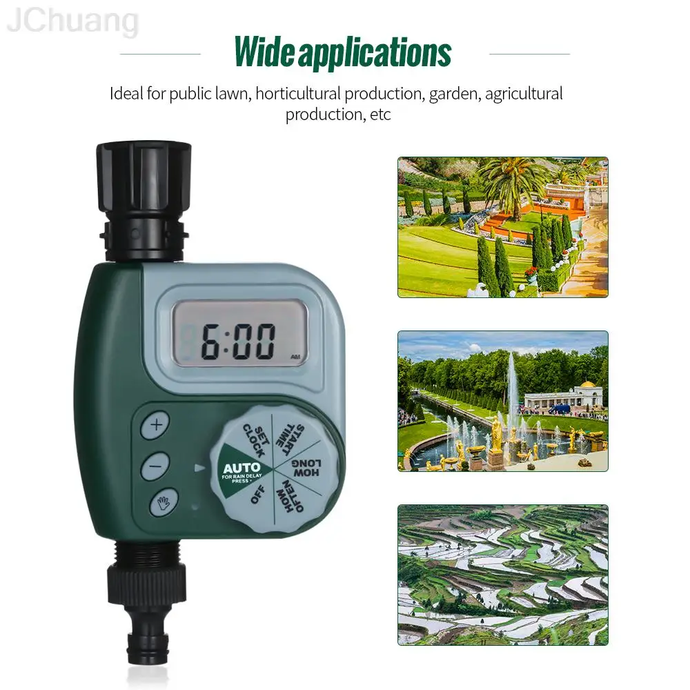 Programmable Hose Faucet Timer Automatic Water Timer Operated Sprinkler System Irrigation Controller Garden Watering Device
Programmable Hose Faucet Timer Automatic Water Timer Operated Sprinkler System Irrigation Controller Garden Watering Device