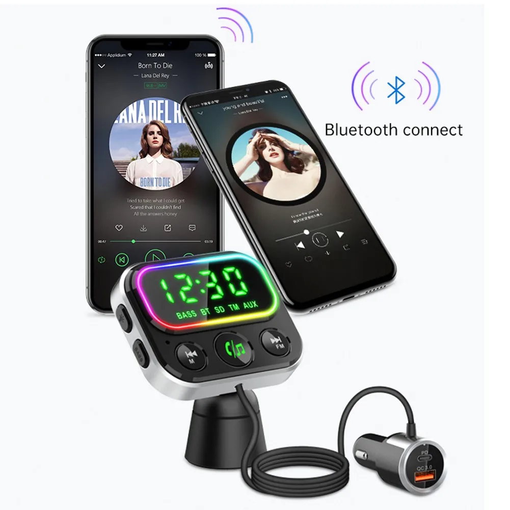 Car FM Transmitter MP3 Player Wireless Audio Receiver Handsfree Bluetooth 5.0 Auto Interior Multimedia Player
Car FM Transmitter MP3 Player Wireless Audio Receiver Handsfree Bluetooth 5.0 Auto Interior Multimedia Player