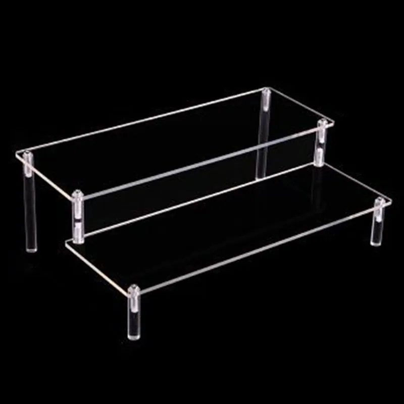 1*Display Stand 30.5 * 10 * 4.5cm Acrylic Display Stand Detachable Ladder Shelf Rack For Toys Cosmetics
1*Display Stand 30.5 * 10 * 4.5cm Acrylic Display Stand Detachable Ladder Shelf Rack For Toys Cosmetics