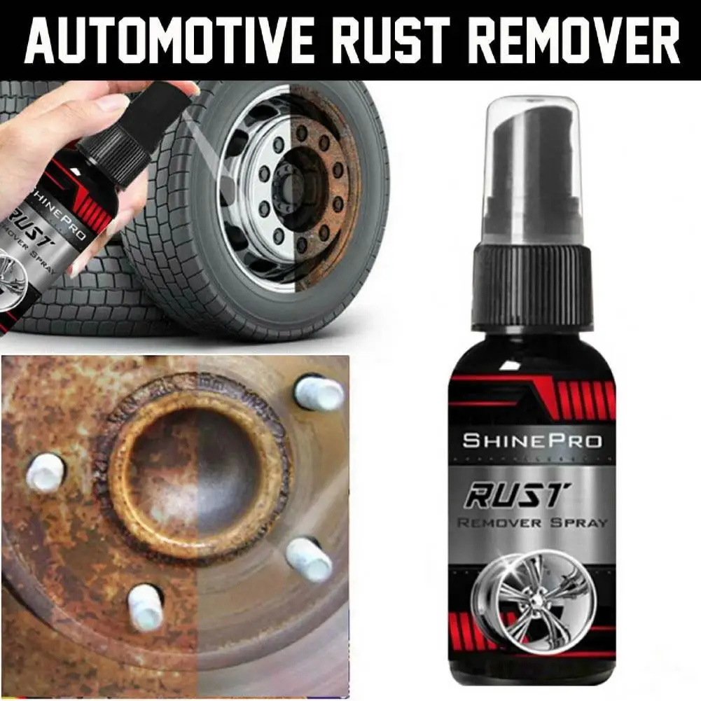 

30ml/50ml/100ml Car Rust Remover Multi-purpose Keep Shiny Eco-friendly Effective Tire Cleaner Spray for Car