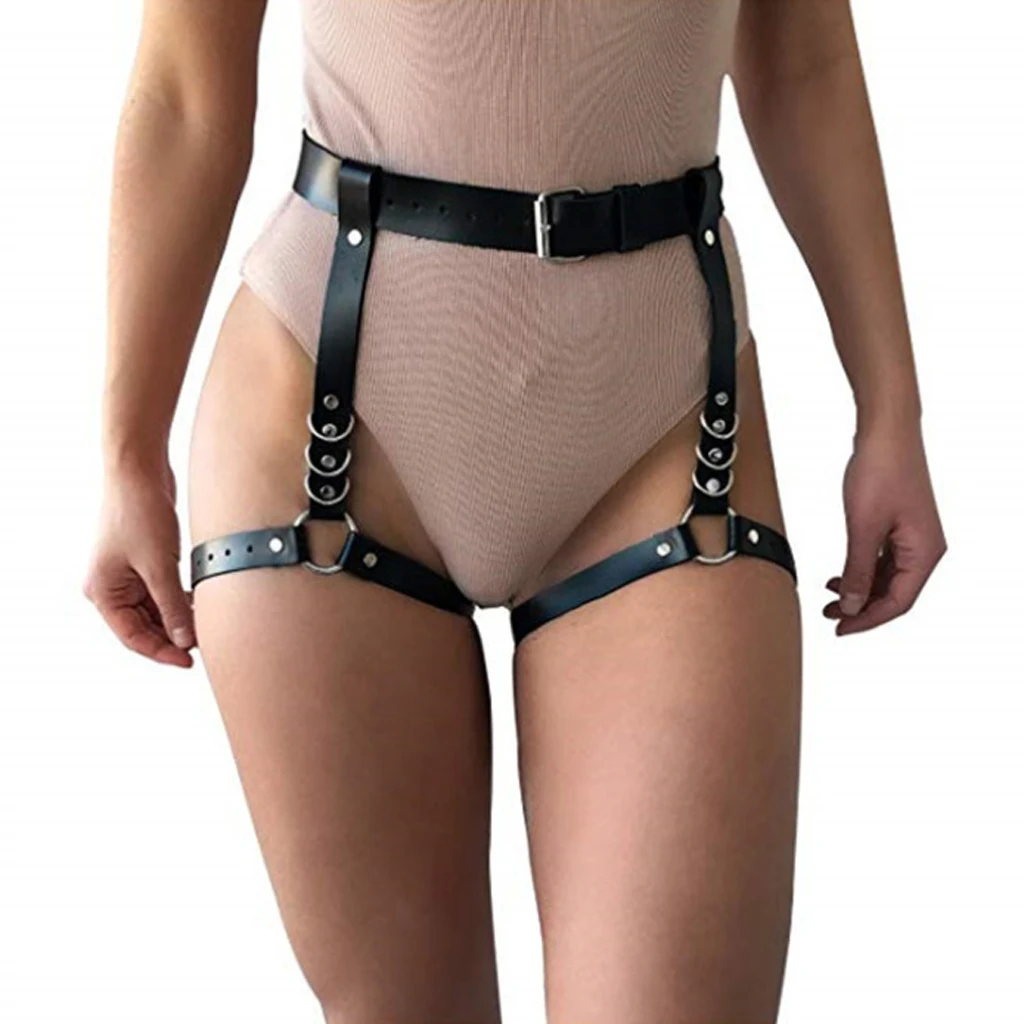 Leather Body Harness Underwear Waist Belt Leg Garter O-Ring Waistband Punk Gothic Suspenders Band Strap Party Appeal Accessories
Leather Body Harness Underwear Waist Belt Leg Garter O-Ring Waistband Punk Gothic Suspenders Band Strap Party Appeal Accessories