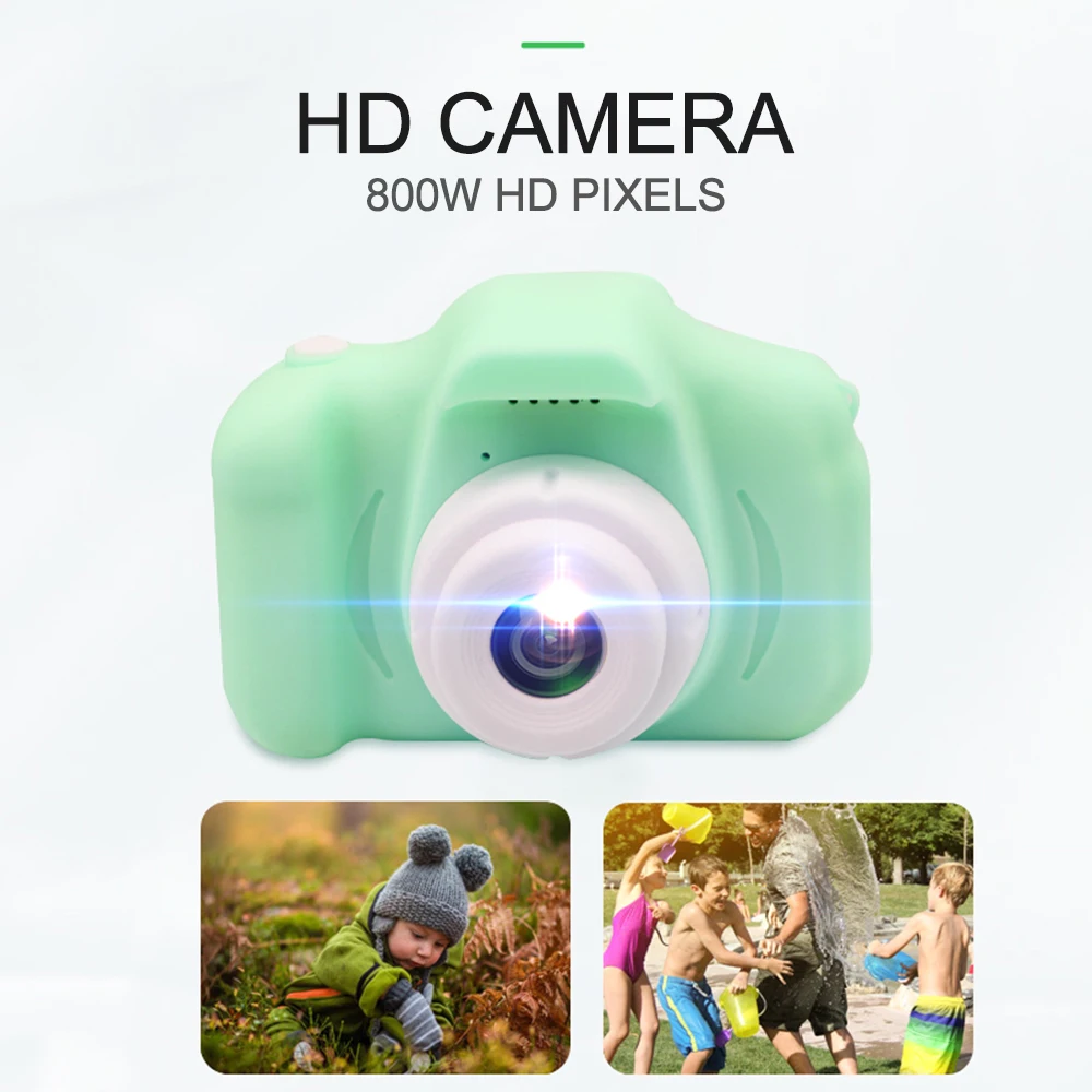 Детская мини камера милая видеокамера перезаряжаемая цифровая с 2 дюймовым