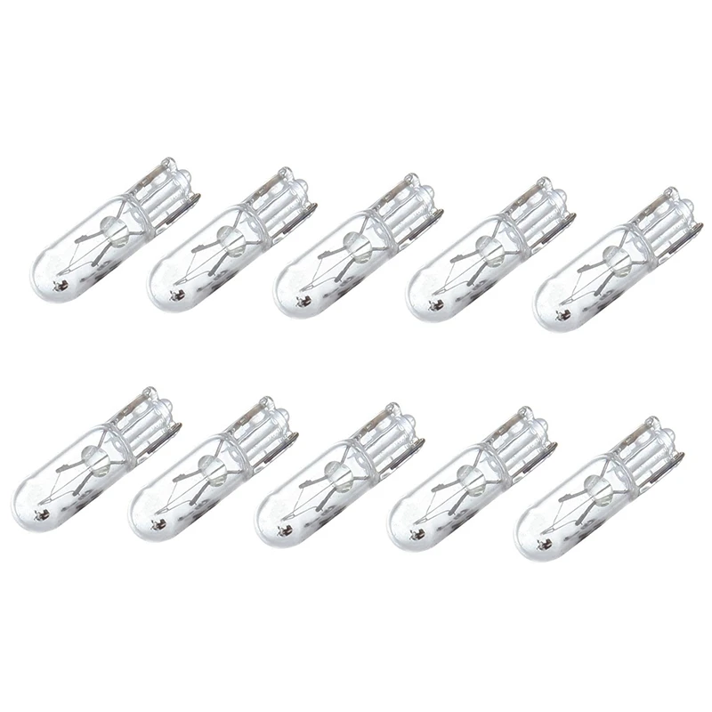 10Pcs T5 17 86 206 286 Halogen Bulb Car Instrument Panel Lamp Auto Wedge Dashboard Lamp 1.2W 12V Light Source Warm White
10Pcs T5 17 86 206 286 Halogen Bulb Car Instrument Panel Lamp Auto Wedge Dashboard Lamp 1.2W 12V Light Source Warm White