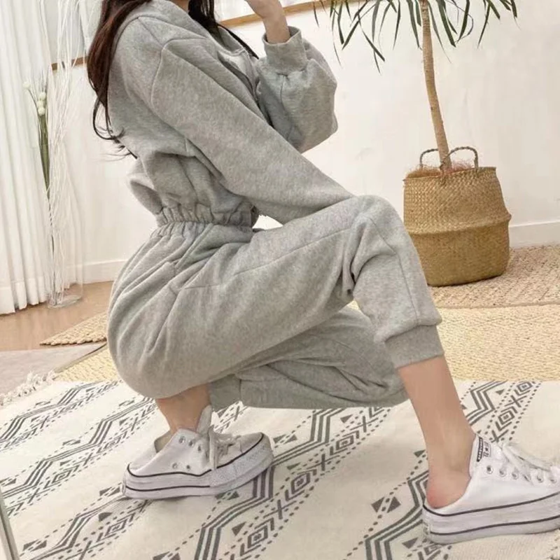 Комбинезоны женские флисовые толстовки свитшоты осень зима модные пуловеры Теплые спортивные костюмы
Комбинезоны женские флисовые толстовки свитшоты осень зима модные пуловеры Теплые спортивные костюмы