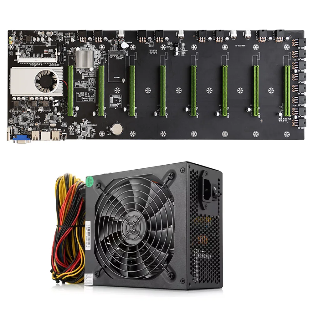 BTC-D37 Miner материнская плата CPU набор 8 * PCIE 16X графические карты слоты DDR3 ПАМЯТЬ VGA + HDMI-совместимый + 1850 Вт источник питания
BTC-D37 Miner материнская плата CPU набор 8 * PCIE 16X графические карты слоты DDR3 ПАМЯТЬ VGA + HDMI-совместимый + 1850 Вт источник питания