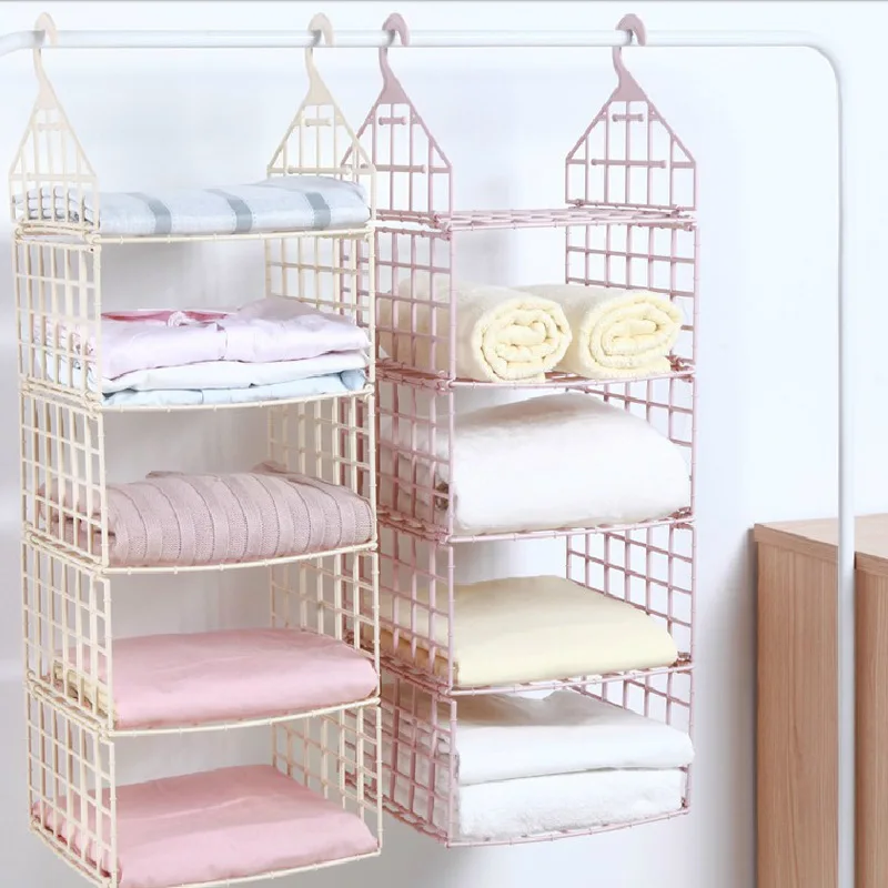 New Wardrobe Closet Storage Rack Layers Clothes 2/3/4/5 Layers Hanging Organizer Shelf Plastic Space Saving Household Organizer
New Wardrobe Closet Storage Rack Layers Clothes 2/3/4/5 Layers Hanging Organizer Shelf Plastic Space Saving Household Organizer