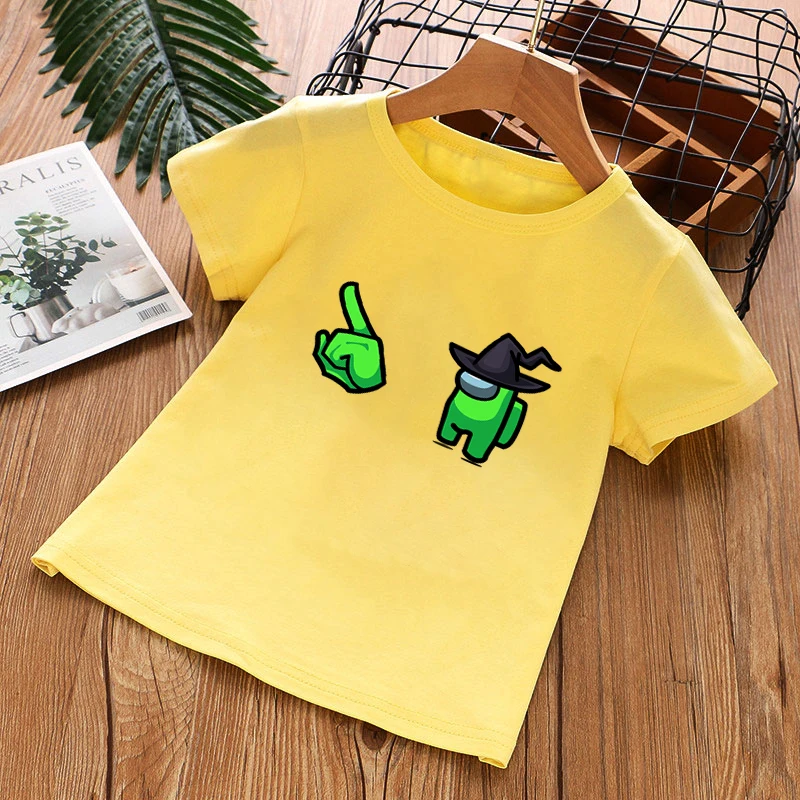Summer clothes children's clothes t-shirts between us game themed t-shirts fun clothes toddler boys girls t-shirts loose fit
Summer clothes children's clothes t-shirts between us game themed t-shirts fun clothes toddler boys girls t-shirts loose fit