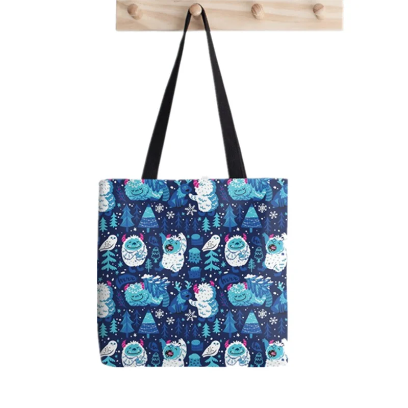 Женская Большая синяя бандана с принтом, милая сумка Харадзюку, Холщовая Сумка для покупок, женская сумка-тоут
Женская Большая синяя бандана с принтом, милая сумка Харадзюку, Холщовая Сумка для покупок, женская сумка-тоут
