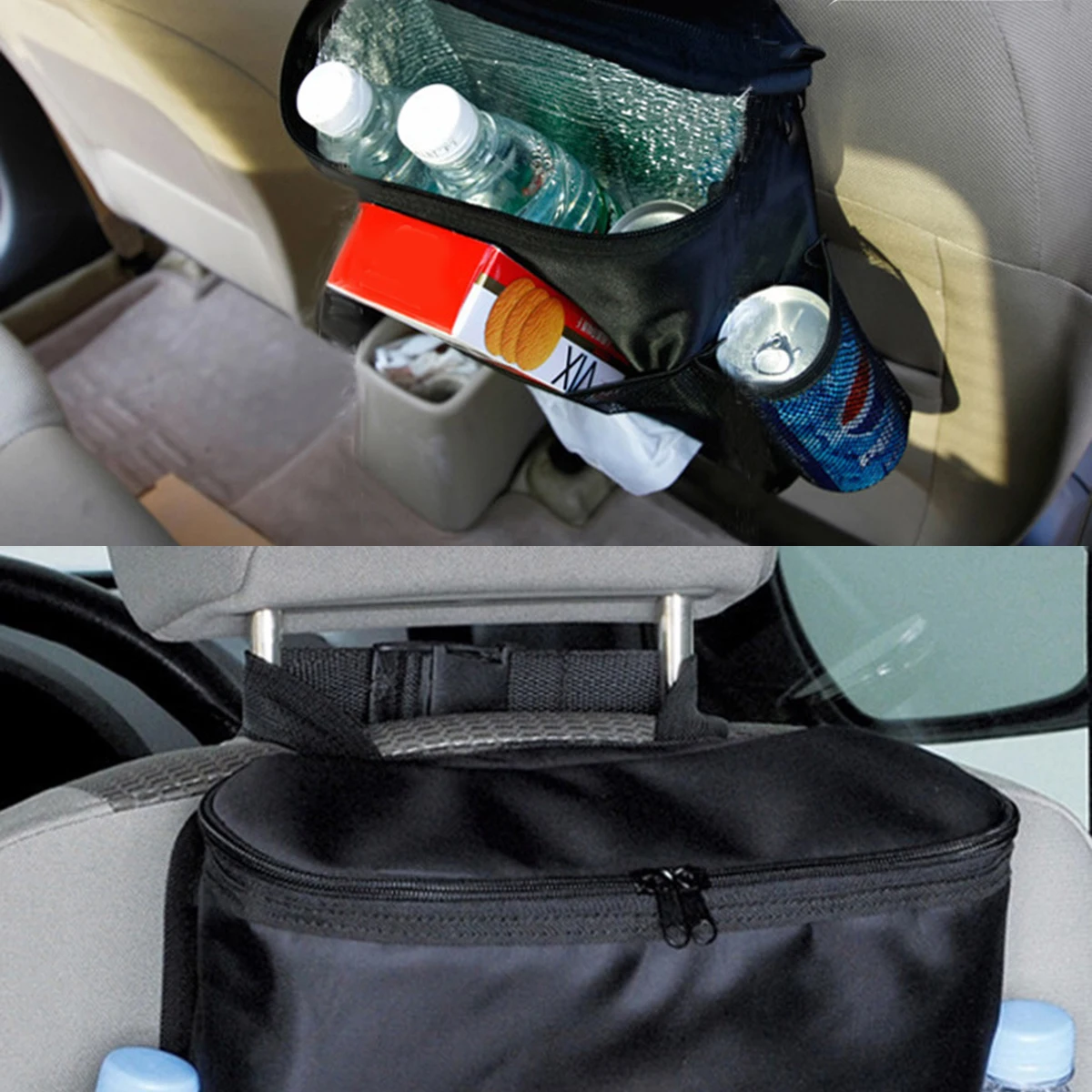Car Seat Back Multi Pockets Storage Bag Cool Hot Thermal Insulation Organizer Bags idying Interior Accessories Supplies 
Car Seat Back Multi Pockets Storage Bag Cool Hot Thermal Insulation Organizer Bags idying Interior Accessories Supplies