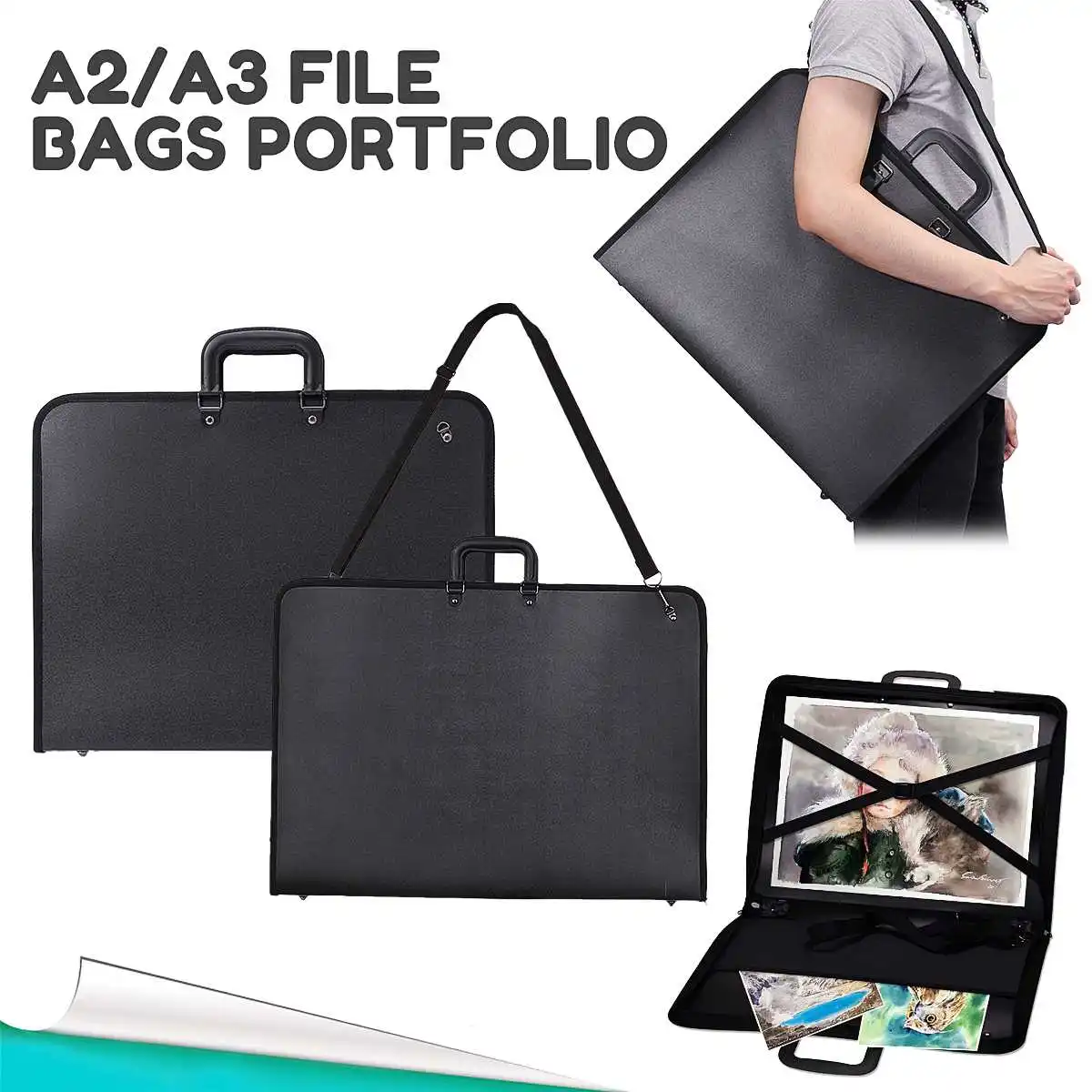 1pcs A2 A3 Vinyl Artist Portfolio Drawing Painting Storage File Folder Plastic Document Carry Case for Art Set Supplies
1pcs A2 A3 Vinyl Artist Portfolio Drawing Painting Storage File Folder Plastic Document Carry Case for Art Set Supplies