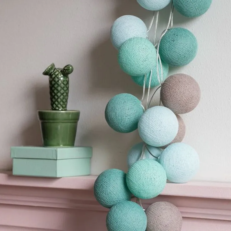 Cotton Ball Light Chain Night Lights Garland LED String Christmas Kids Bedroom Halloween Outdoor Wedding Patio Party Decoration
Cotton Ball Light Chain Night Lights Garland LED String Christmas Kids Bedroom Halloween Outdoor Wedding Patio Party Decoration