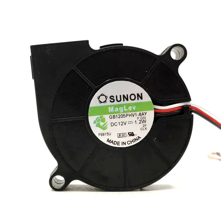For SUNON GB1205PHV1-8AY 5015 DC 12V 1.2W 1.3W 5cm 3-wire Cooling Fan 
For SUNON GB1205PHV1-8AY 5015 DC 12V 1.2W 1.3W 5cm 3-wire Cooling Fan