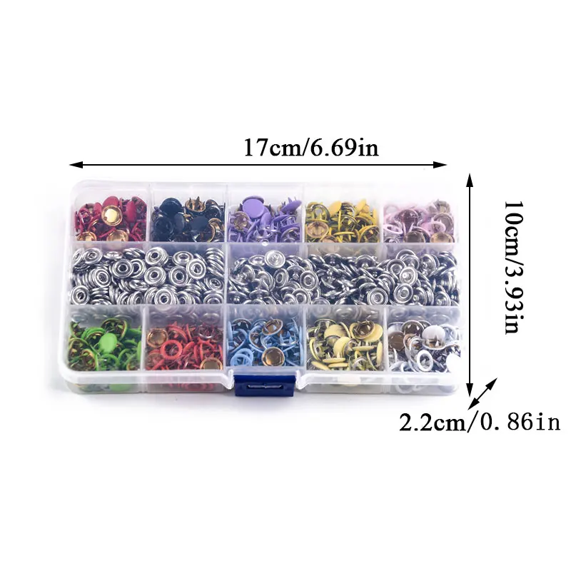 Snap Fasteners Metal Sewing Buttons Colorful Five-claw Button For Installing Clothes Bags Hollow/Solid Prong Press Studs
Snap Fasteners Metal Sewing Buttons Colorful Five-claw Button For Installing Clothes Bags Hollow/Solid Prong Press Studs