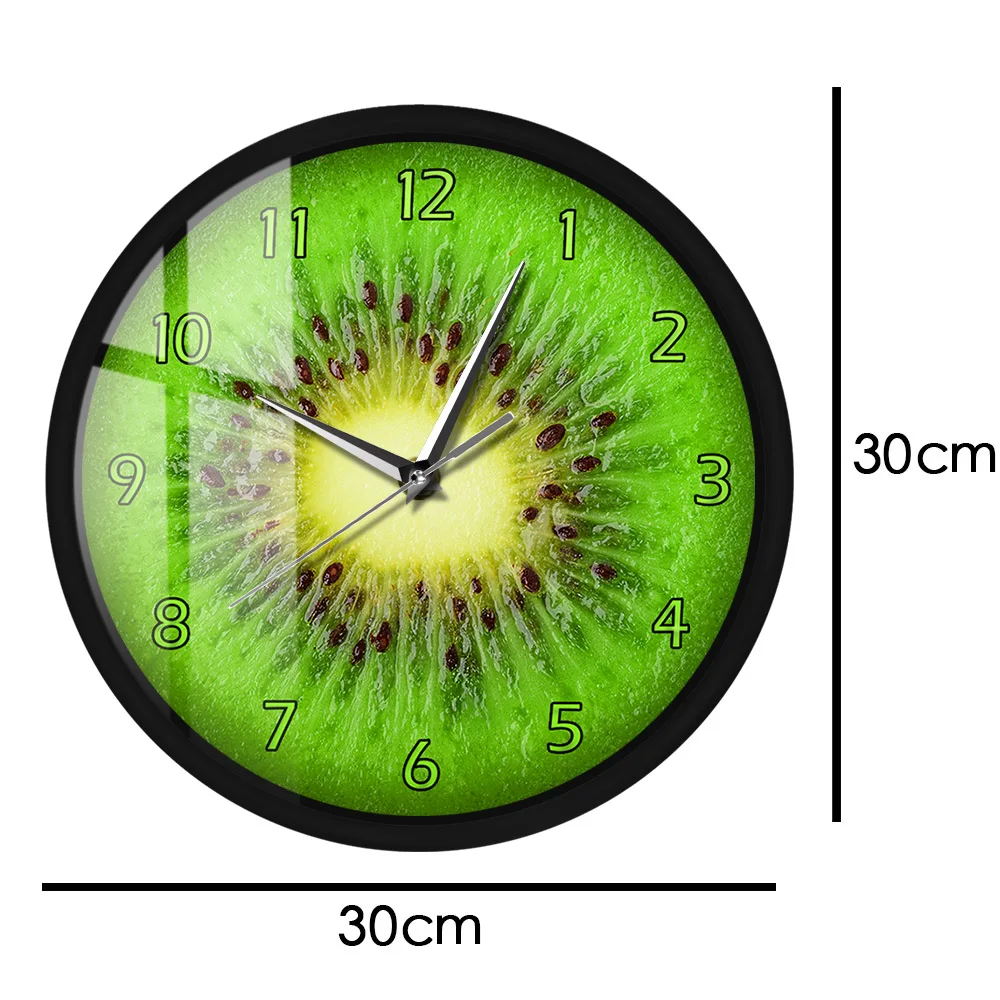 Summer Fruit Dissected Kiwi Metal Frame LED Wall Clock Sound Control Fresh Slice Actinidia Berry Fruit Store Wall Decor Watch
Summer Fruit Dissected Kiwi Metal Frame LED Wall Clock Sound Control Fresh Slice Actinidia Berry Fruit Store Wall Decor Watch