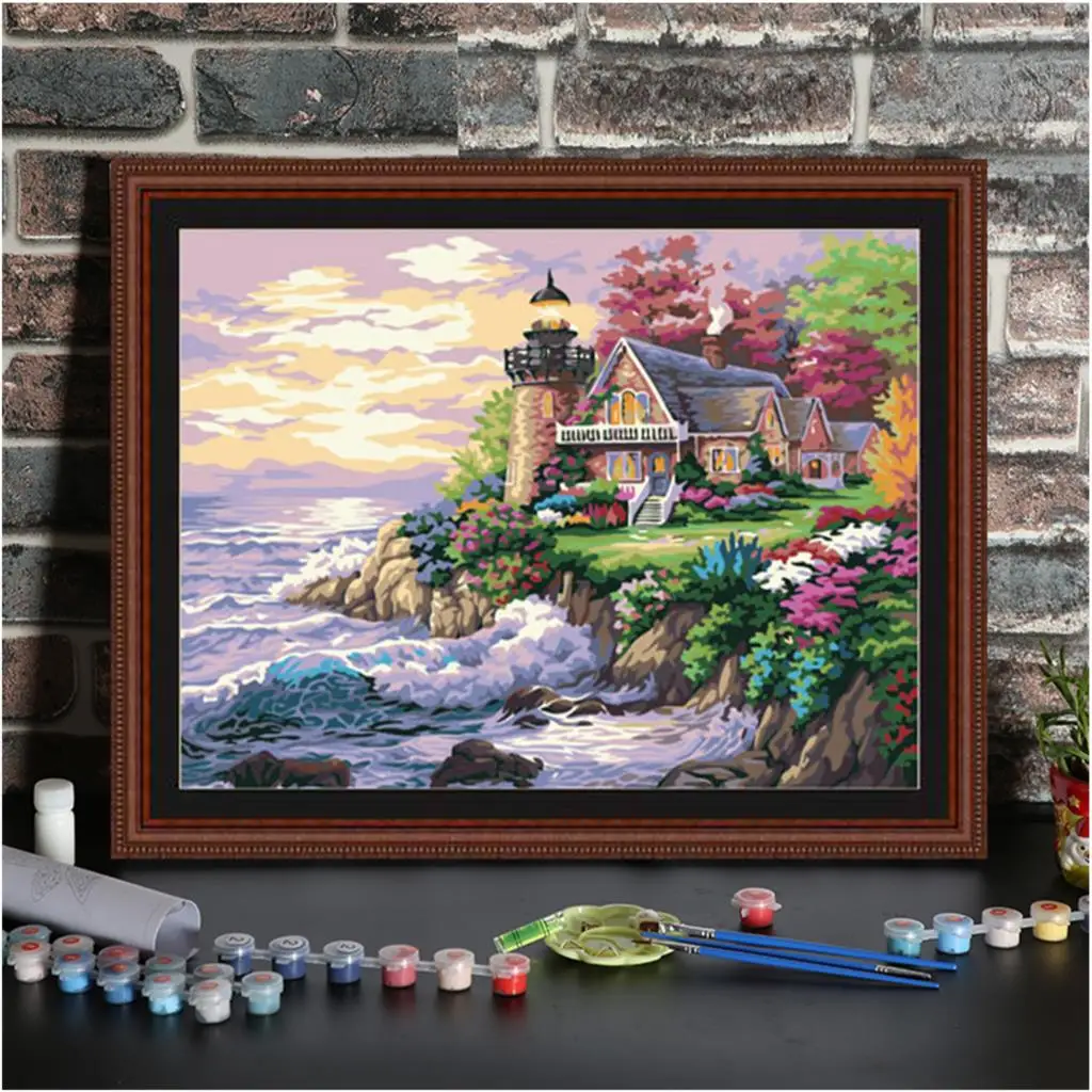16 x 20 Inch DIY Oil Painting on Canvas Paint by Number Kit Fairy Tale House Pattern for Adults Kids Beginner Home Wall Decor
16 x 20 Inch DIY Oil Painting on Canvas Paint by Number Kit Fairy Tale House Pattern for Adults Kids Beginner Home Wall Decor