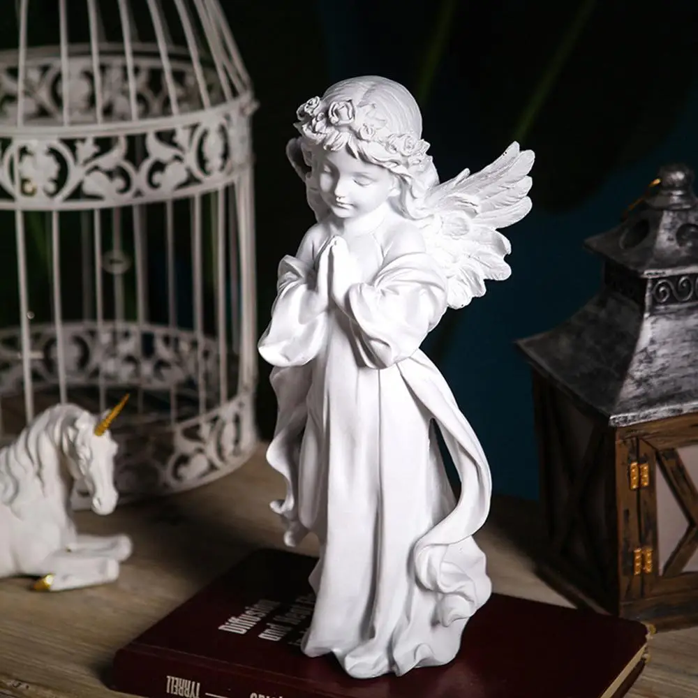 Resin Angel Figurine Flower Girl Decoration Angel Statue for Birthday Valentine Christmas New Year Thanksgiving Gift
Resin Angel Figurine Flower Girl Decoration Angel Statue for Birthday Valentine Christmas New Year Thanksgiving Gift