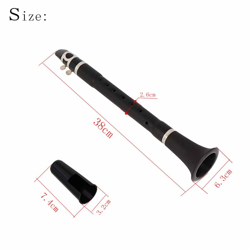 SLADE Clarinet Instrument Mini Portable Keyless Clarinet Professional Performance Musical Instrument for Beginner
SLADE Clarinet Instrument Mini Portable Keyless Clarinet Professional Performance Musical Instrument for Beginner