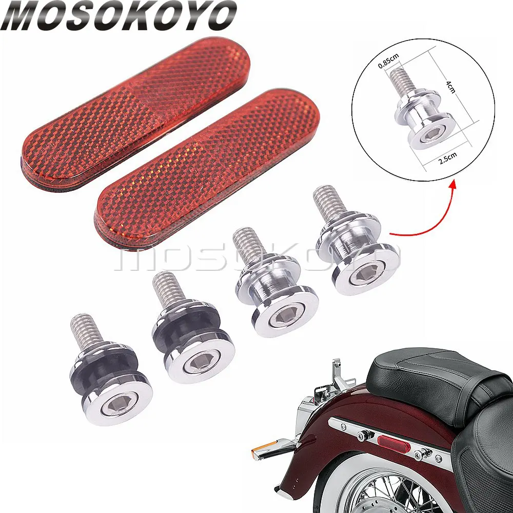 HoldFast Sissybar Backrest Docking Hardware Kit W/ Red Reflector for Harley Softail FLFB FLFBS FXBR FXBRS 18-up Mount Bolt Screw
HoldFast Sissybar Backrest Docking Hardware Kit W/ Red Reflector for Harley Softail FLFB FLFBS FXBR FXBRS 18-up Mount Bolt Screw