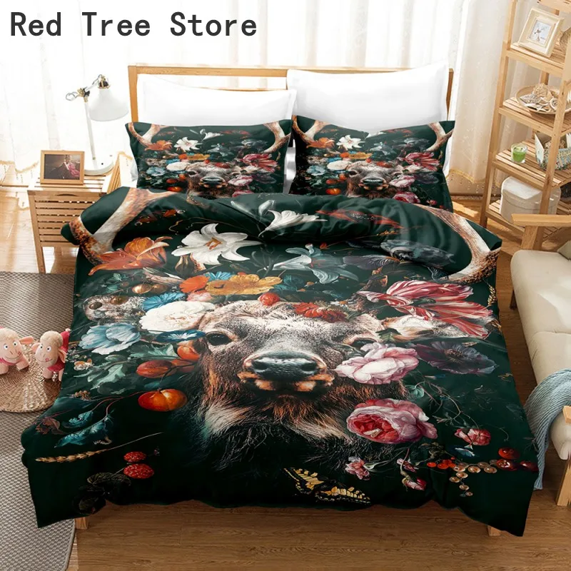 Animal Design Eagle Lion Deer Print Bedding Set Kids Children Boy Duvet Cover Gift Room Decor Twin Full Single Size 140*210 Size 
Animal Design Eagle Lion Deer Print Bedding Set Kids Children Boy Duvet Cover Gift Room Decor Twin Full Single Size 140*210 Size