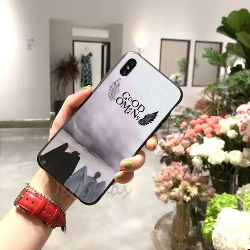 Good Omens Angel and demon Phone Case for iPhone 11 12 mini pro XS MAX 8 7 6 6S Plus X 5S SE 2020 XR 
Good Omens Angel and demon Phone Case for iPhone 11 12 mini pro XS MAX 8 7 6 6S Plus X 5S SE 2020 XR