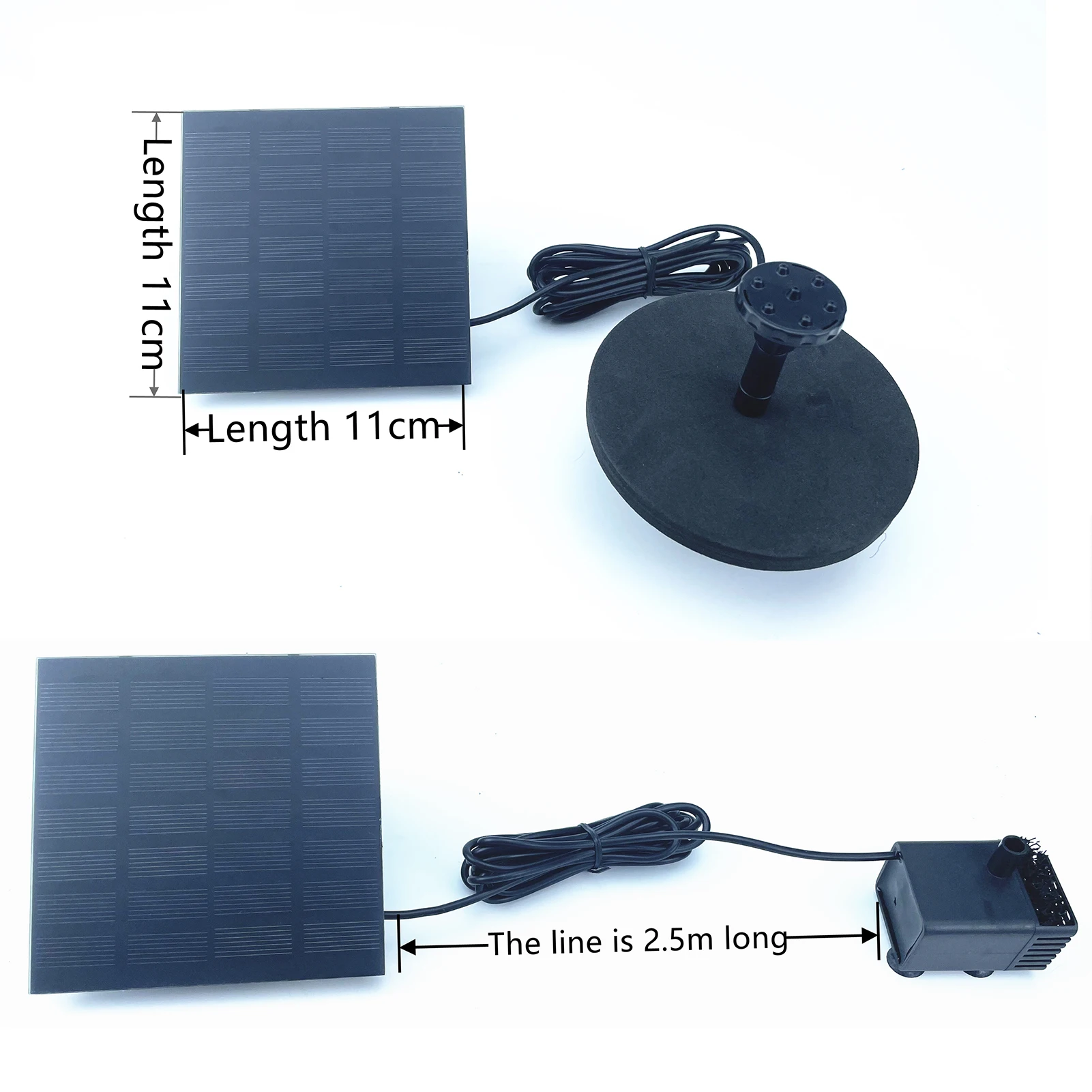 Solar Fountain Watering Kit Power Solar Pump Pool Pond Submersible Waterfall Floating Solar Panel Water Fountain Bird Bath
Solar Fountain Watering Kit Power Solar Pump Pool Pond Submersible Waterfall Floating Solar Panel Water Fountain Bird Bath