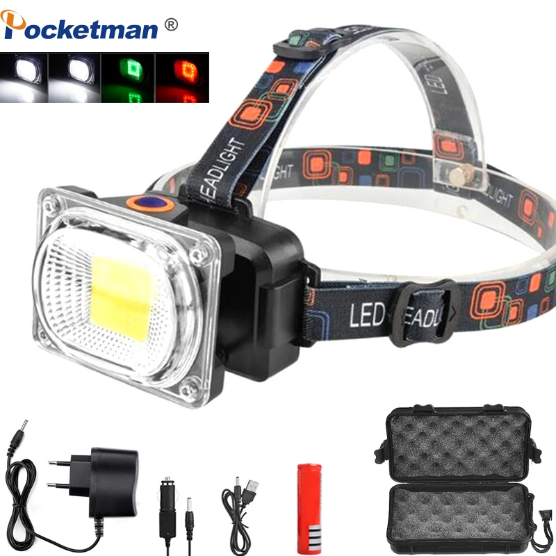 COB LED Headlamp Ultra Bright USB charging Outdoor camping Fishing headlight Portable Searchlight lantern flashlight
COB LED Headlamp Ultra Bright USB charging Outdoor camping Fishing headlight Portable Searchlight lantern flashlight