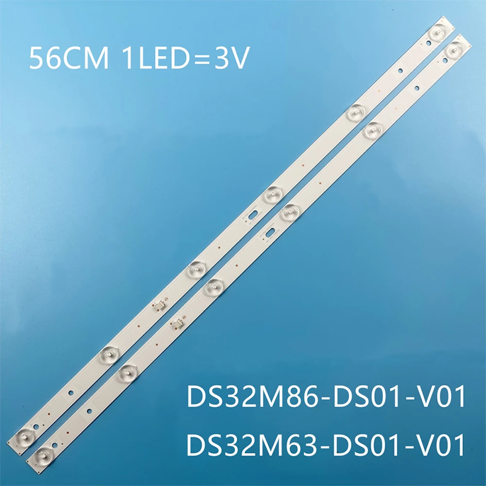 10pcs/lot LED Backlight strip 6 lamp For DS32M63-DS01-V01 DS32M86-DS01-V01 DSBJ-WG 2W2006-DS32M8600-01 32EU3000 32EU3100 T32BLV
10pcs/lot LED Backlight strip 6 lamp For DS32M63-DS01-V01 DS32M86-DS01-V01 DSBJ-WG 2W2006-DS32M8600-01 32EU3000 32EU3100 T32BLV