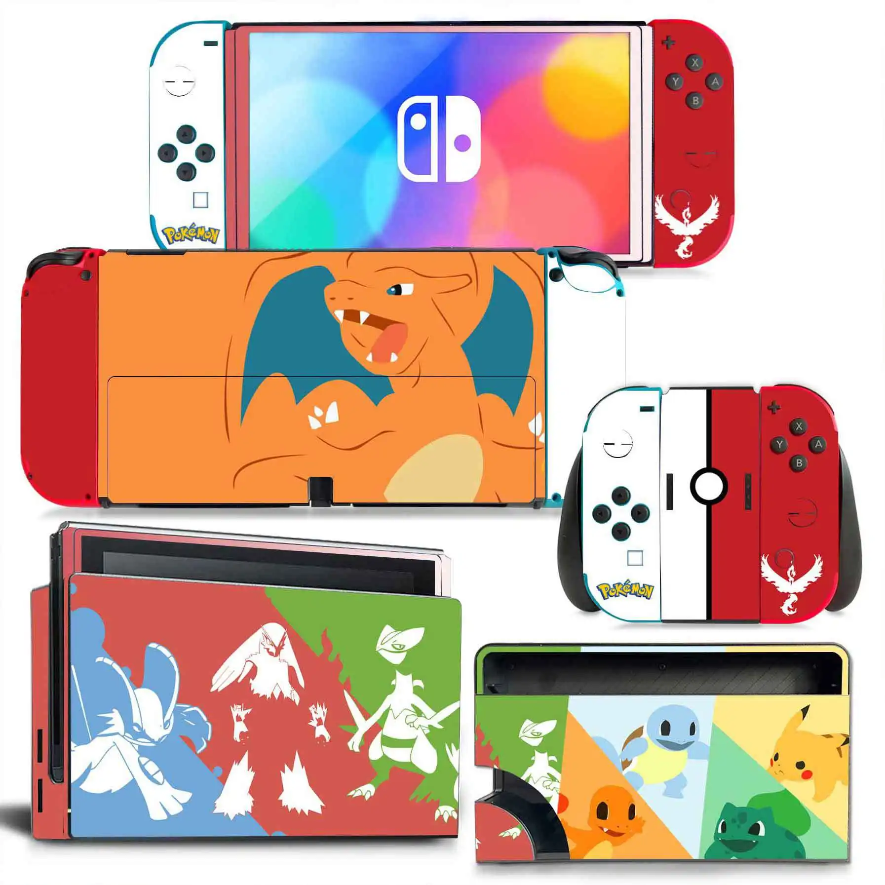 Switch Oled Sticker NS Oled Game Console Cartoon Color Sticker Pokémon Colorful Matte Surface My Melody 
Switch Oled Sticker NS Oled Game Console Cartoon Color Sticker Pokémon Colorful Matte Surface My Melody