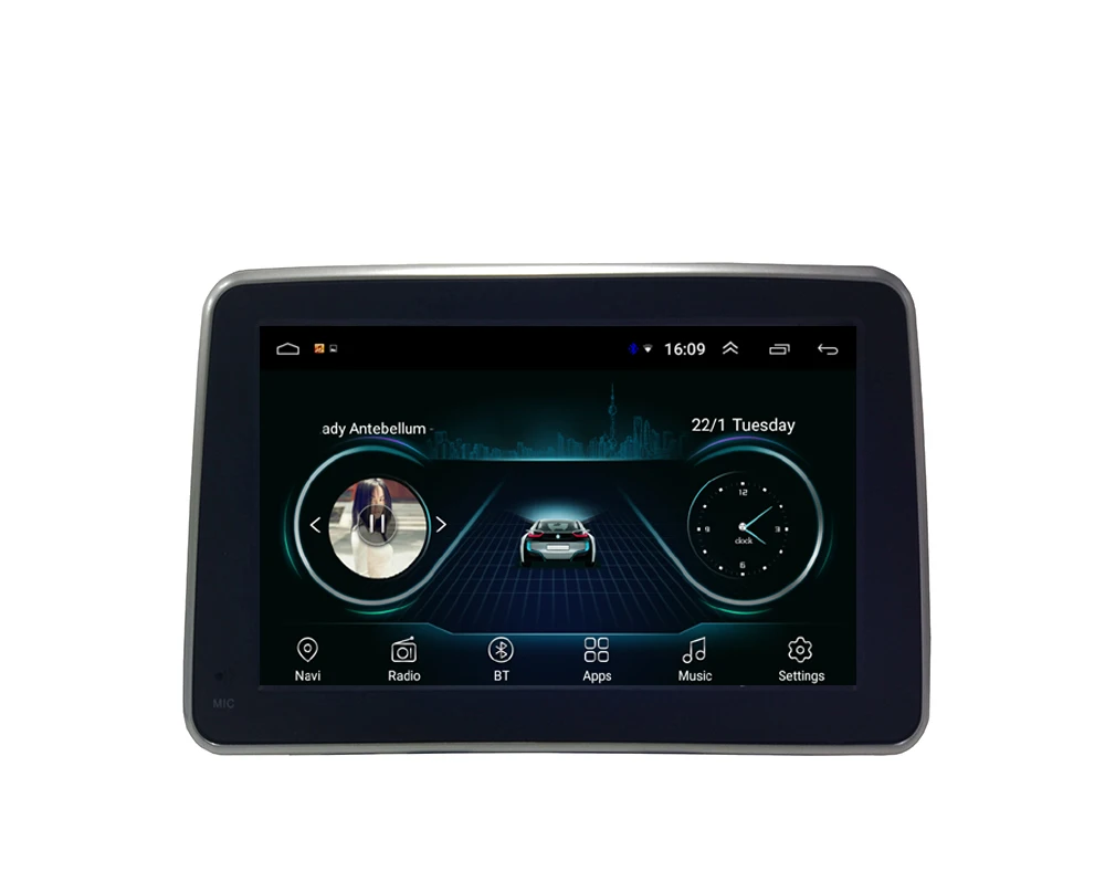 Автомобильный мультимедийный плеер проигрыватель со встроенным Wi-Fi и GPS bluetooth для