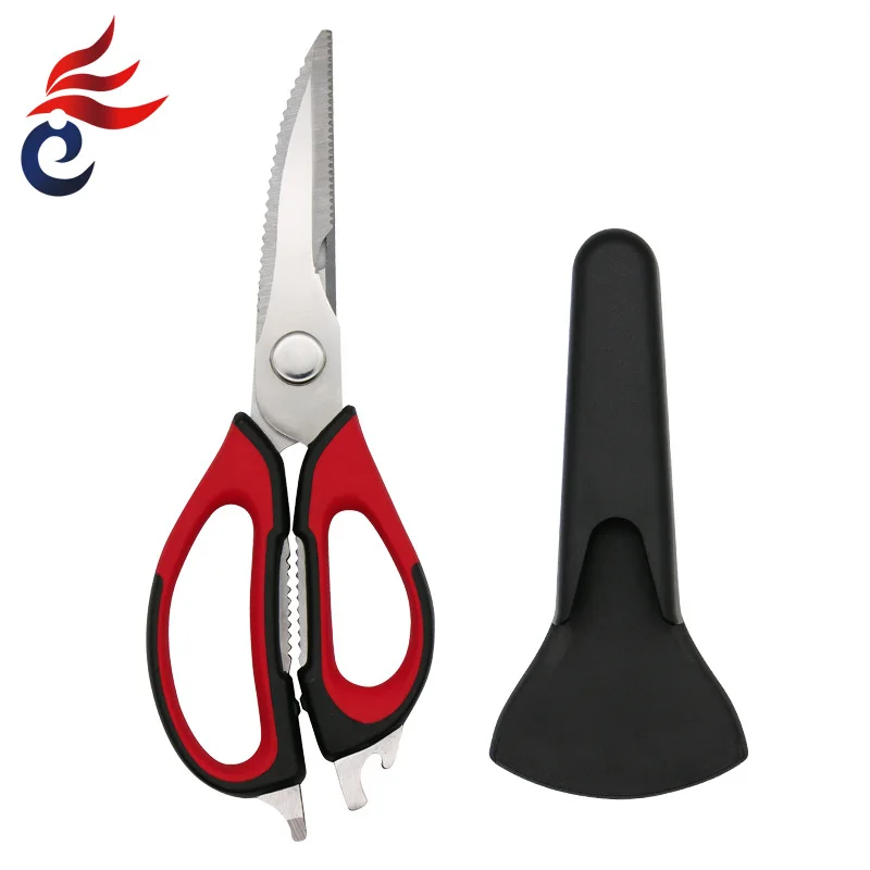Multi-Functional Kitchen Scissors Stainless Steel Chicken Bone Scissors Spot Factory Chicken Bone Barbecue Home Scissors
Multi-Functional Kitchen Scissors Stainless Steel Chicken Bone Scissors Spot Factory Chicken Bone Barbecue Home Scissors