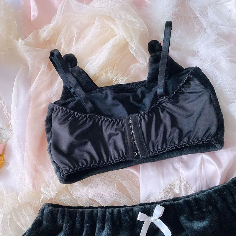 Anime Melody Kwaii Velvet Tube Top Panties Set Adorable Underwear Long Ear Doggy Cute Bra Bloomers Sexy Lingerie For Girls Women
Anime Melody Kwaii Velvet Tube Top Panties Set Adorable Underwear Long Ear Doggy Cute Bra Bloomers Sexy Lingerie For Girls Women