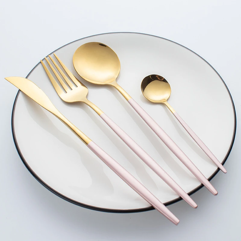 24Pcs Forks Spoon Set Vintage Gold Stainless Steel Dinnerware Set Knives Forks Tea Spoon Silverware Kitchen Flatware Tableware
24Pcs Forks Spoon Set Vintage Gold Stainless Steel Dinnerware Set Knives Forks Tea Spoon Silverware Kitchen Flatware Tableware