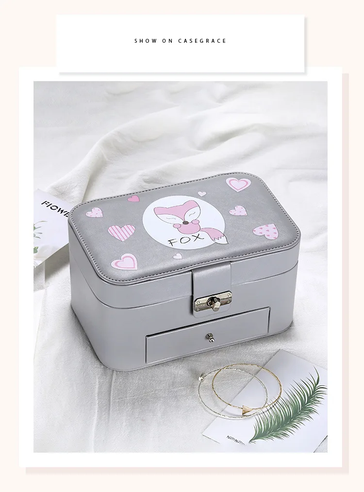 Jewelry Box Travel Comestic Jewelry Casket Organizer Makeup Lipstick Storage Box Beauty Container Necklace Birthday Gift
Jewelry Box Travel Comestic Jewelry Casket Organizer Makeup Lipstick Storage Box Beauty Container Necklace Birthday Gift