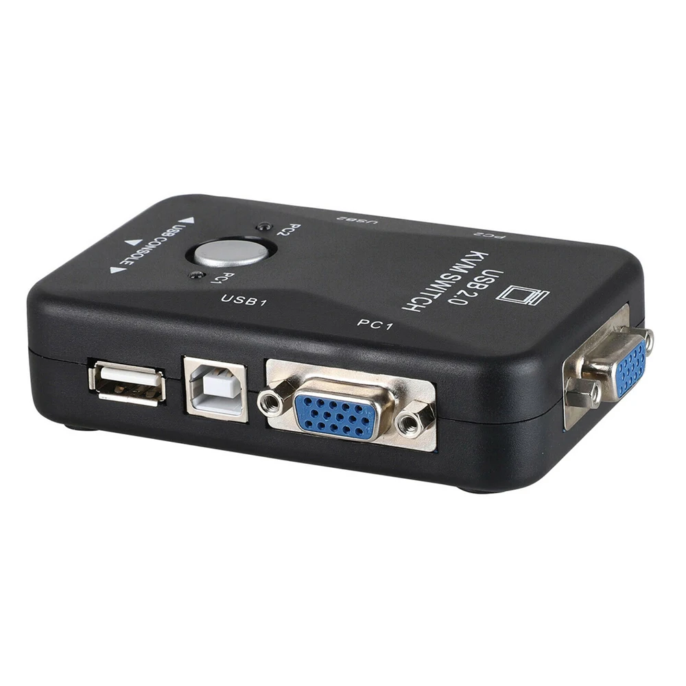 USB HDMI-Compatible KVM Switch With Sufficient Durability And Ruggedness 2-Port Out VGA Splitter Box For Keyboard Mice Monitor
USB HDMI-Compatible KVM Switch With Sufficient Durability And Ruggedness 2-Port Out VGA Splitter Box For Keyboard Mice Monitor