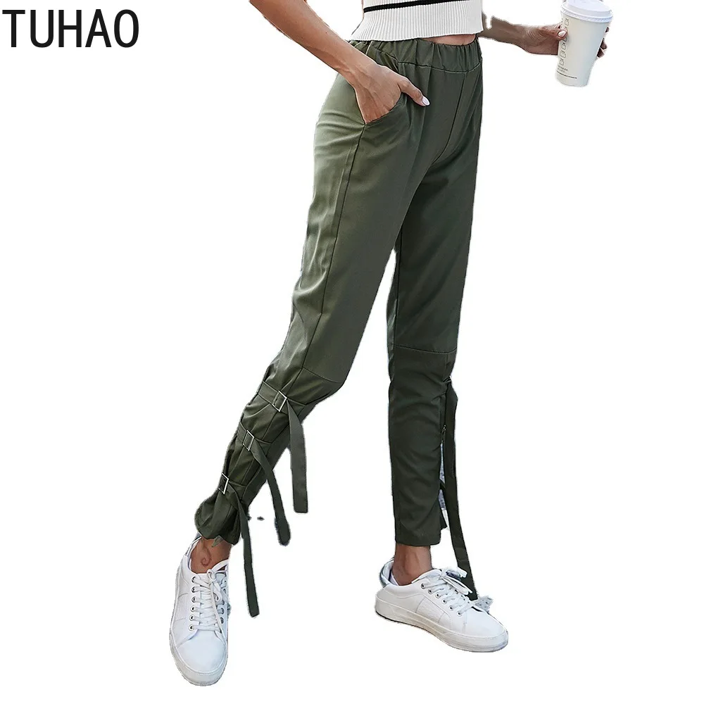 Женские повседневные спортивные брюки TUHAO, осенне-зимние однотонные спортивные брюки с высокой талией, повседневные брюки-карандаш
Женские повседневные спортивные брюки TUHAO, осенне-зимние однотонные спортивные брюки с высокой талией, повседневные брюки-карандаш