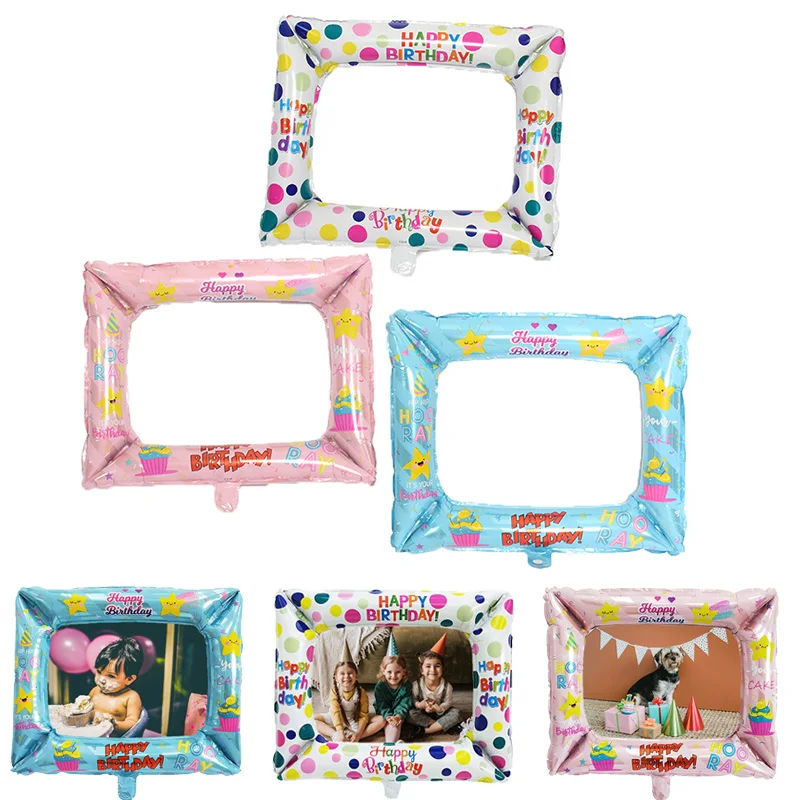 1pc Birthday Photo Booth Foil Balloons Happy Birthday Photo Frame Globos Photo prop Birthday Party Decorations Kids Baby Shower
1pc Birthday Photo Booth Foil Balloons Happy Birthday Photo Frame Globos Photo prop Birthday Party Decorations Kids Baby Shower