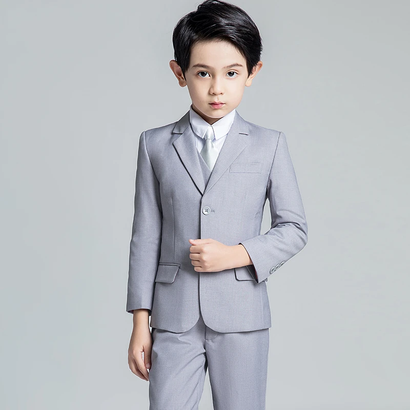 High Quality Boy's Suits Wedding Flower Boy Dress Child Blazer Suit Slim Gentle Kid Suits Jacket Pant Vest Custom Made
High Quality Boy's Suits Wedding Flower Boy Dress Child Blazer Suit Slim Gentle Kid Suits Jacket Pant Vest Custom Made