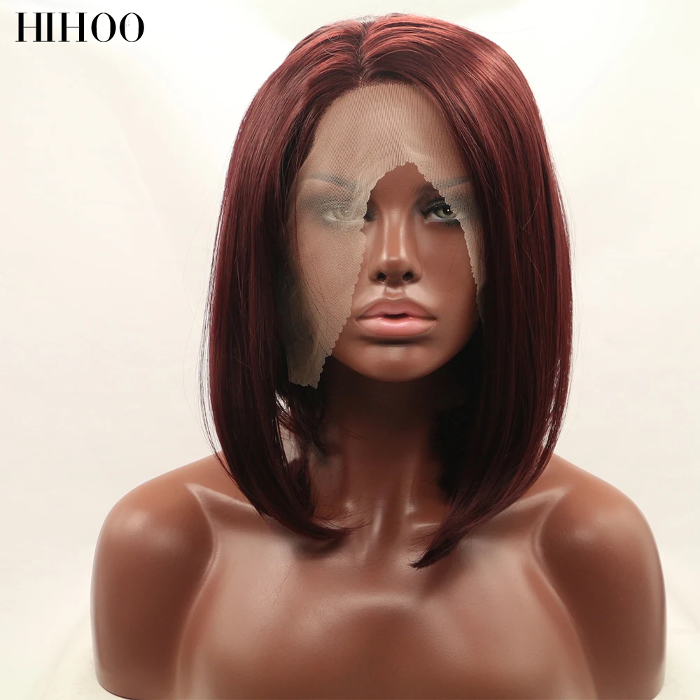 Short Straight Hair Bob Wigs Synthetic Lace Front Wigs For Black And White Women 99j# Heat Resistant Fiber Hair
Short Straight Hair Bob Wigs Synthetic Lace Front Wigs For Black And White Women 99j# Heat Resistant Fiber Hair