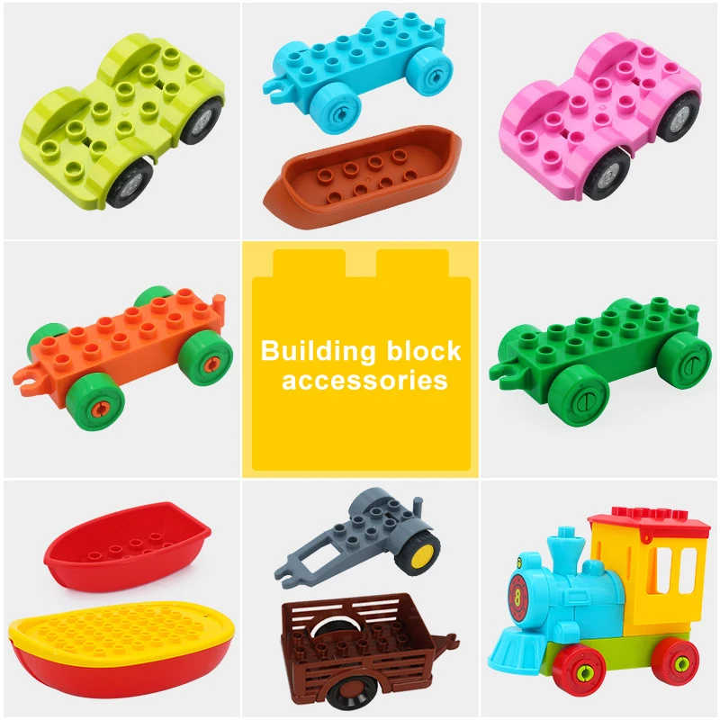 Children'S DIY Toys Large Particles Plastic Building Blocks Toys Children'S Educational Tools Toy Cars Bulk Accessories 
Children'S DIY Toys Large Particles Plastic Building Blocks Toys Children'S Educational Tools Toy Cars Bulk Accessories