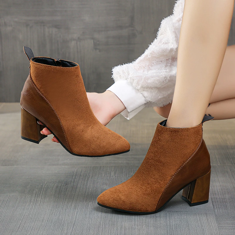 2022 Women's Boots Square Toe Yarn Elastic Ankle Boots Thick Heel High Heels Shoes Woman Female Socks Boots Fall Winte
2022 Women's Boots Square Toe Yarn Elastic Ankle Boots Thick Heel High Heels Shoes Woman Female Socks Boots Fall Winte