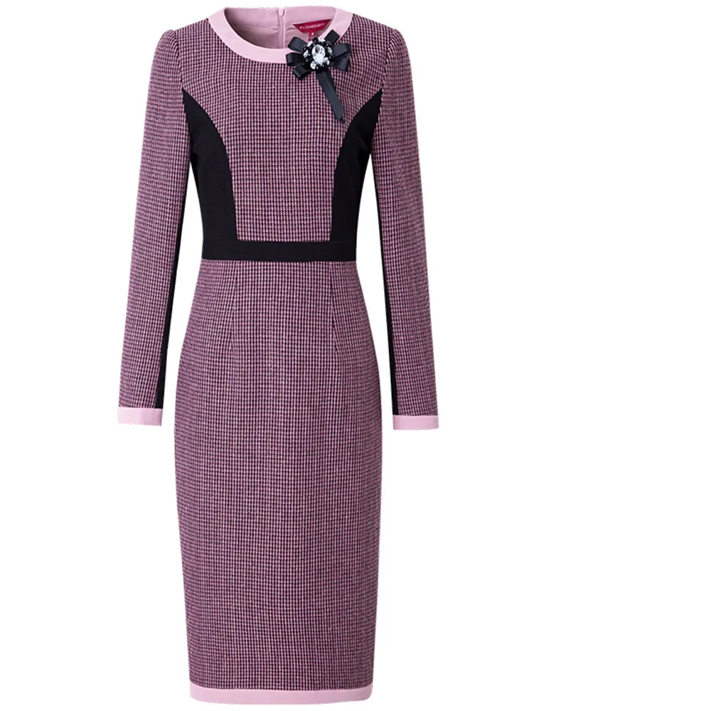 Business spring 2021 NEW affairs Work Pencil dress Women Full sleeve Flower Party Dress plus size winter grace Vintage dresses
Business spring 2021 NEW affairs Work Pencil dress Women Full sleeve Flower Party Dress plus size winter grace Vintage dresses