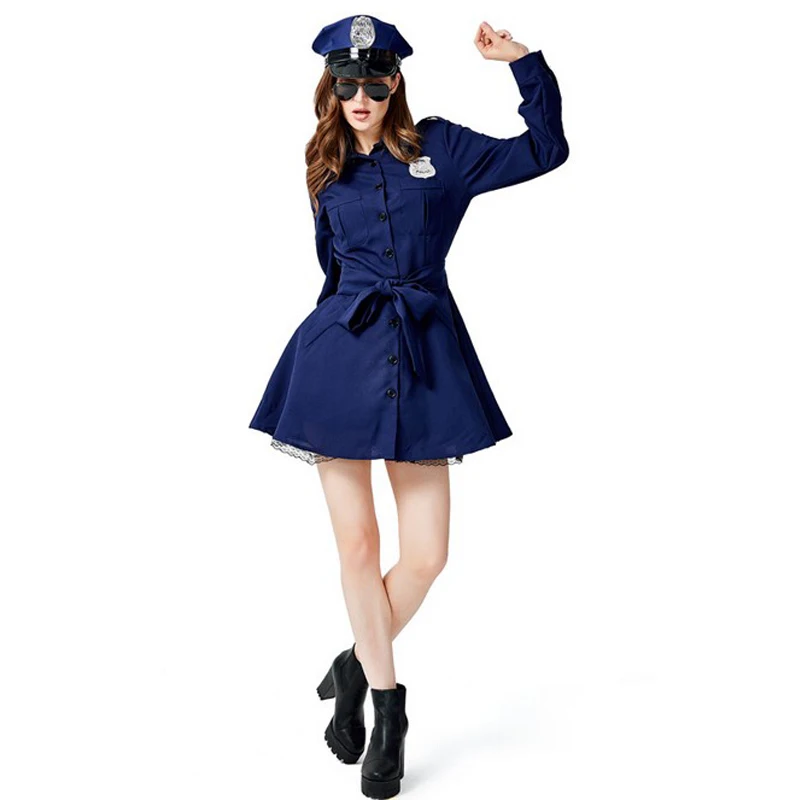 Фото Женский полицейский костюм вечерние костюмы на Хэллоуин для - купить